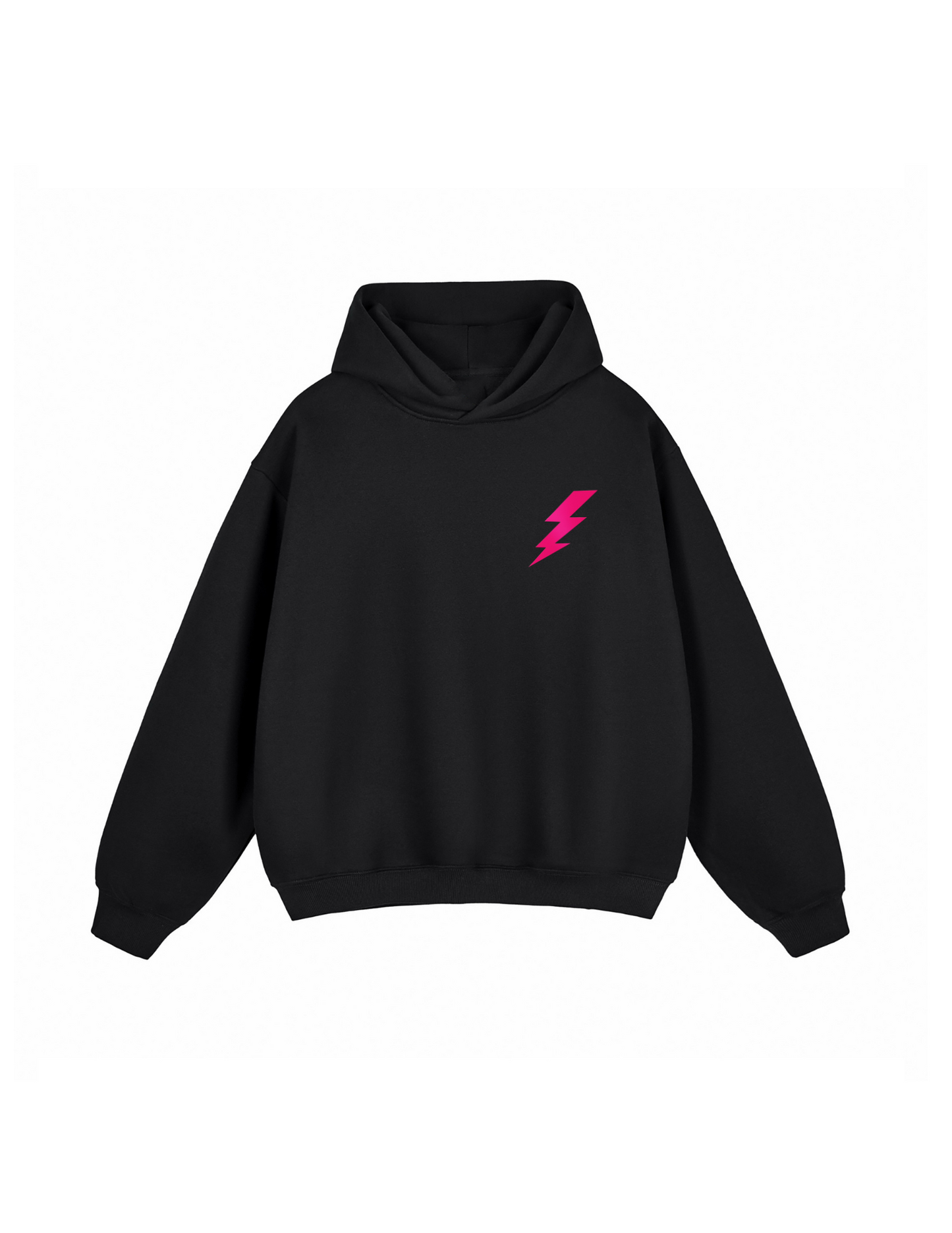 Fully Blinged Out Neon Bolt Storm Hoodie