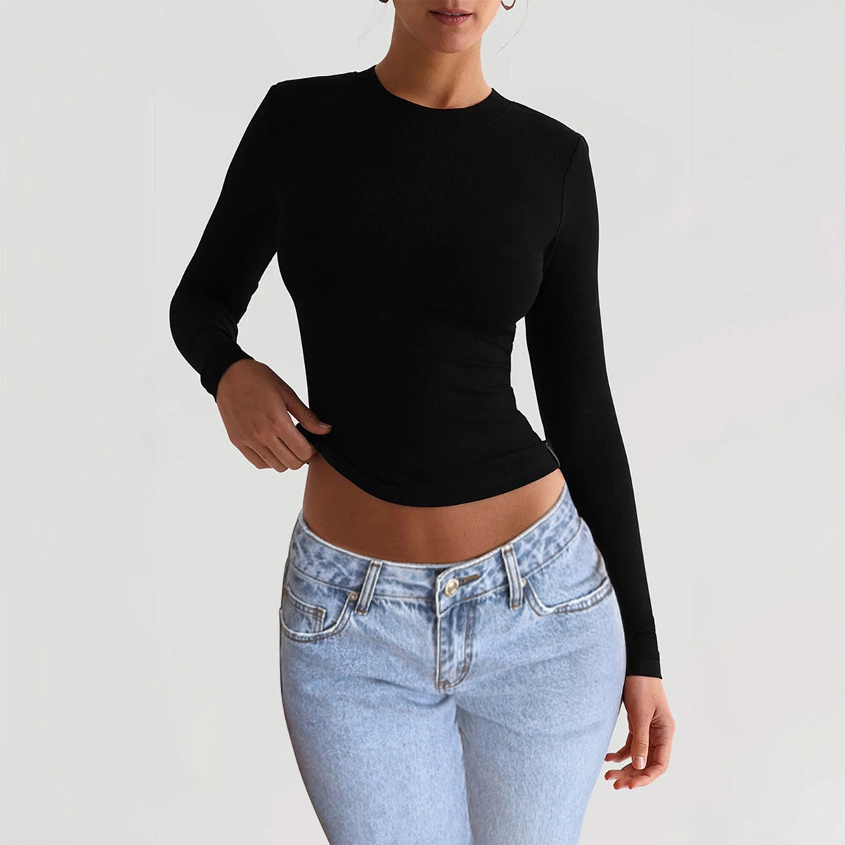 Ribbed Long Sleeve Basic