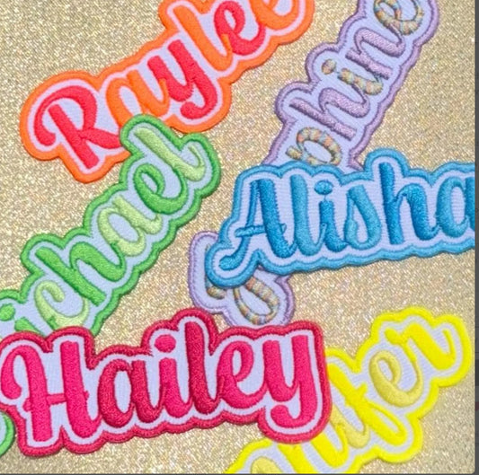 Custom Team Name Patch